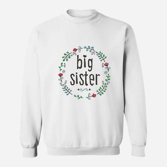 Big Sisters And Little Sisters Sibling Sweat Shirt - Seseable