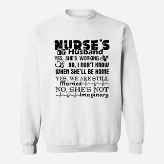 Bigs Nurses Husband, funny nursing gifts Sweat Shirt - Seseable