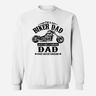 Biker Dad Sweat Shirt - Seseable