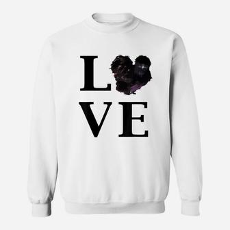 Black Silkie Chicken Love For Mom Pet Owner Backyard Coop Sweat Shirt - Seseable