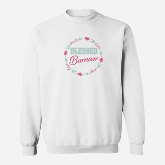 Blessed Bamaw Special Mothers Day Gift For Spanish Grandma Premium Sweat Shirt - Seseable