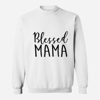 Blessed Mama And Little Blessing Mother And Child Matching Sweat Shirt - Seseable
