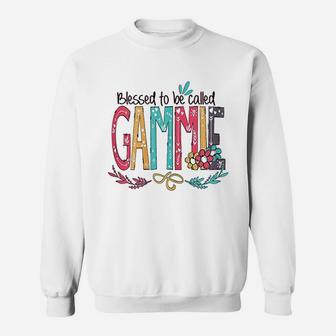 Blessed To Be Called Gammie Colorful Gifts Grandma Sweatshirt - Seseable