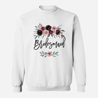 Bridal Shower Wedding Gift For Bridesmaid Maid Of Honor Sweat Shirt - Seseable