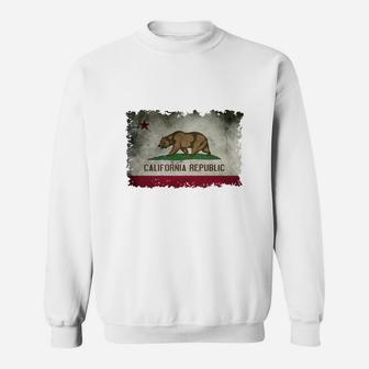 California Republic Bear Flag Sweat Shirt - Seseable