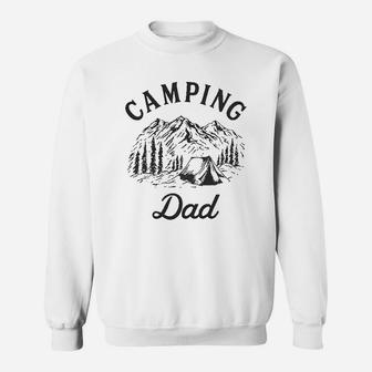 Camping Dad Cool Outdoor Vacation Fathers Day Sweat Shirt - Seseable