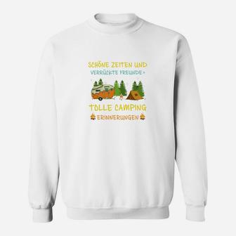 Camping Verrückte Freunde Sweatshirt - Seseable