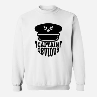 Captain Obvious T-shirts Sweat Shirt - Seseable