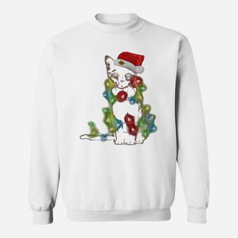 Cat Christmas Shirt T-shirt Sweat Shirt - Seseable