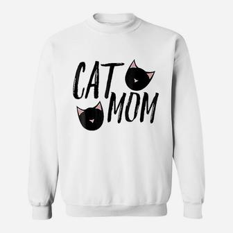 Cat Mom Mother Of Cats birthday Sweat Shirt - Seseable