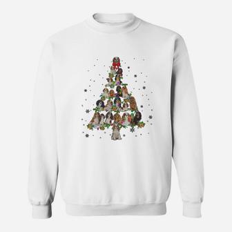 Cavalier King Charles Spaniel Christmas Tree Shirt Sweat Shirt - Seseable