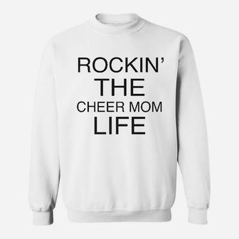 Cheer Mom Rockin' The Cheer Mom Life Sweat Shirt - Seseable