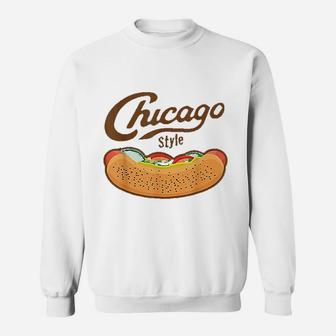 Chicago Style Hot Dog Summer Sweat Shirt - Seseable