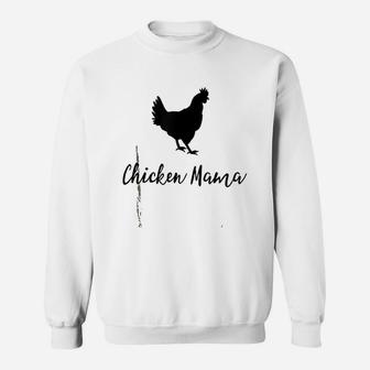 Chicken Mama Farm Mom birthday Sweat Shirt - Seseable