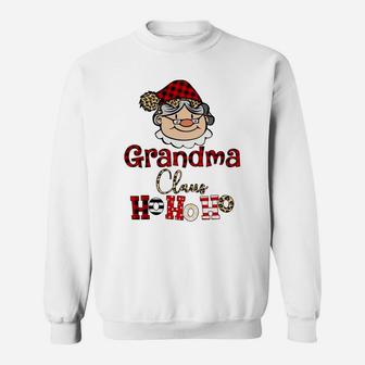 Christmas Ho Ho Ho Grandma Claus Funny Sweat Shirt - Seseable