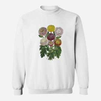 Chrysanthemum Botanical Flower birthday Sweat Shirt - Seseable