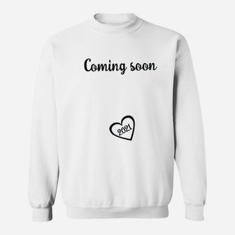 Coming Soon 2021 Mom To Be Reveal New Mom Announcement Sweat Shirt - Seseable