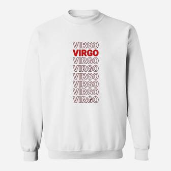 Cool Virgo Zodiac Name Trendy Astrological Virgo Sweat Shirt - Seseable
