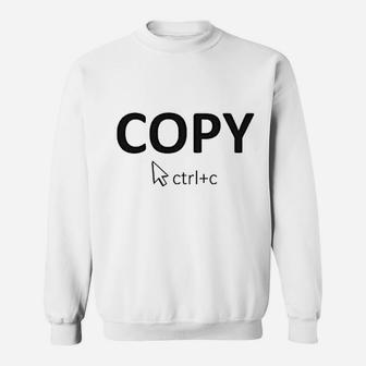 Copy And Paste Father And Daughter Matching Family Sweat Shirt - Seseable
