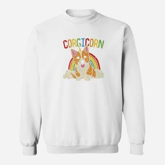 Corgicorn Funny Unicorn Dog Sweat Shirt - Seseable