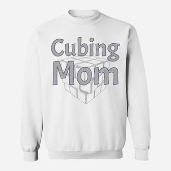 Cubing Mom Puzzle Cube Graphic Sweat Shirt - Seseable