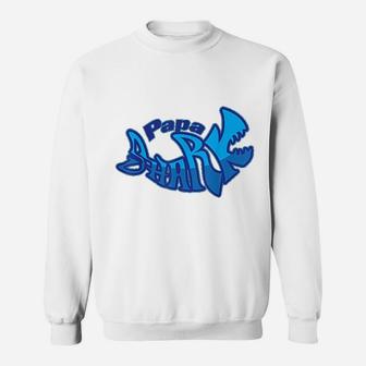 Cute Papa Shark Sweat Shirt - Seseable