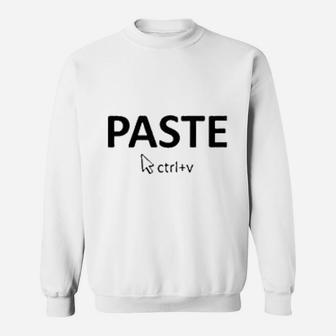 Dad And Son Copy Paste Family Sweat Shirt - Seseable