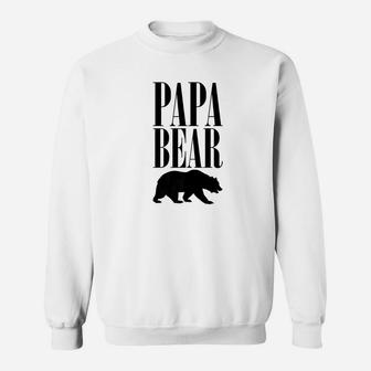 Dad Life Papa Bear Tees Hunting Father Holiday Gifts Sweat Shirt - Seseable