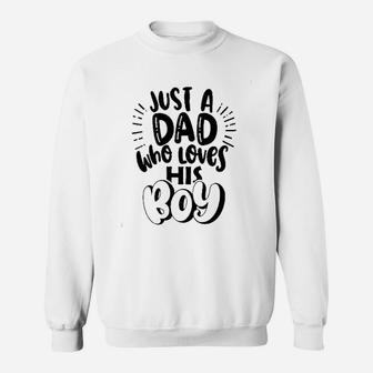 Daddy And Son Matching Father Day Sweat Shirt - Seseable