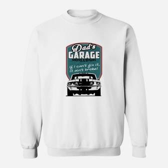 Dad's Garage With 68 Mustang Sweat Shirt - Seseable