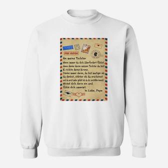 Decke für Tochter, NaturDesign-Geschenk zum Geburtstag Sweatshirt - Seseable