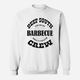 Deep South Barbecue Crew Low And Slow Smoked Bbq Sweatshirt - Seseable