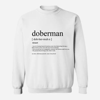 Doberman Pinscherdog Wall Definition Art Print Sweat Shirt - Seseable