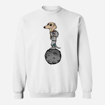 Dog Astronaut Space Cartoon Gift Pet Lovers Sweatshirt - Seseable