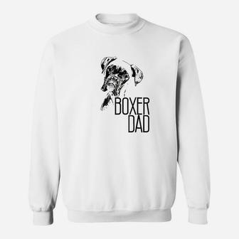 Dog Lovers Boxer Dad Gift Sweat Shirt - Seseable