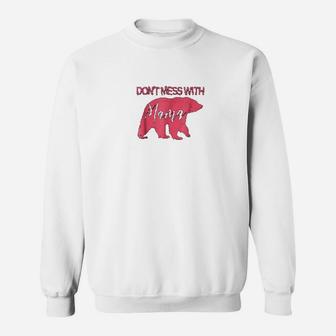 Dont Mess With Mama Bear Mother Day Sweat Shirt - Seseable