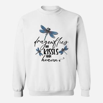 Dragonfly Dragonflies Are Kisses From Heaven Sweat Shirt - Seseable