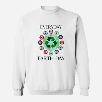 Earth Day 2021 Cute Design For Nature And Environment Sweat Shirt - Seseable