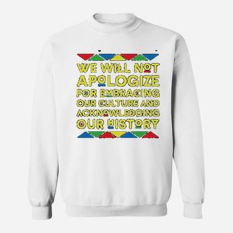 Embracing Our Culture History Black Pride Sweat Shirt - Seseable