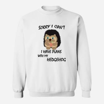 Entschuldigung Igel Mit Apfel Süßes Sweatshirt - Seseable