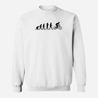 Evolution Fahrrad Fahren Bicycle Cycling Sweatshirt - Seseable