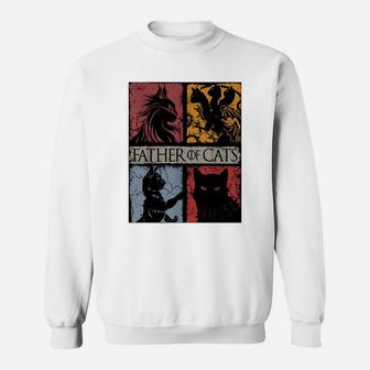 Father Of Cats Sweat Shirt - Seseable