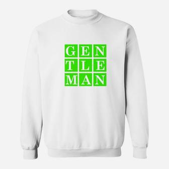 Fathers Day Funny Gift Idea Gentleman Dad Premium Sweat Shirt - Seseable