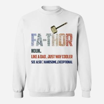 Fathor Viking Mjolnir Dad Father8217s Day Sweat Shirt - Seseable