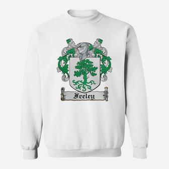 Feeley Coat Of Arms Irish Family Crests Sweat Shirt - Seseable