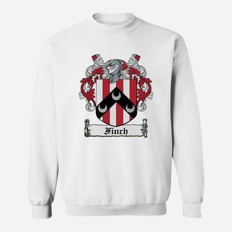 Finch Coat Of Arms Irish Family Crests Sweat Shirt - Seseable