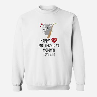First Mothers Day Cute Koala Alex Sweat Shirt - Seseable