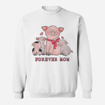 Forever Mom Mommy Life Pig Sweat Shirt - Seseable