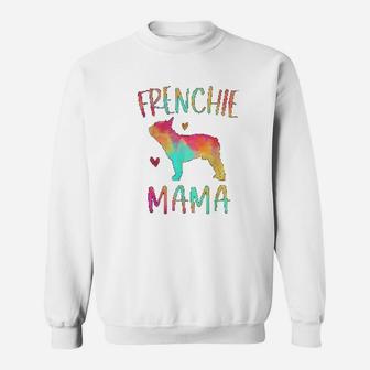 Frenchie Mama Colorful French Bulldog Gifts Sweat Shirt - Seseable