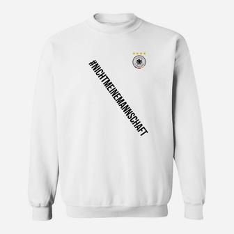 Fußball-Fan Sweatshirt #zsmmn Aufdruck und Verbandslogo, Fanartikel - Seseable